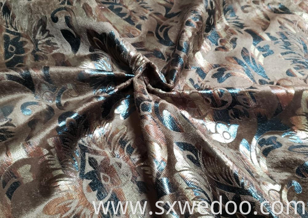 Foil Velvet Fabric For Sofa B